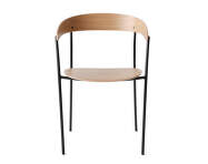 Missing Armchair, lacquered oak