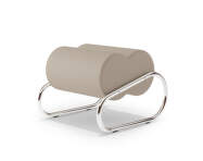 Fave Footstool, chrome/Spectrum Mineral