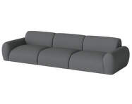 Núvol Sofa 3 Modules with 2 Small Corners, dark grey