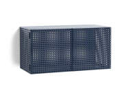 Perforated Cabinet Wall Small, steel blue