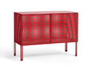 Perforated Cabinet Floor Small, wine red