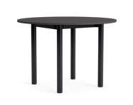 Annex Round Table Ø110, black oak/dark grey