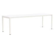 Annex Flush Table 240x80, cream white/white laminate