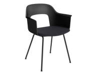 Layout Armchair 213 Seat Upholstery, black/Steelcut Trio 195