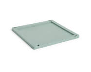 Colour Crate Lid Plastic Cube/Medium Square, sage green
