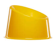 Panto Pop Lounge Chair, yellow