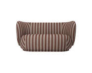 Rico Sofa 2 Louisiana, sand/chocolate