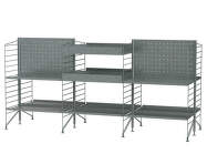 String Outdoor N Shelving System, galvanized