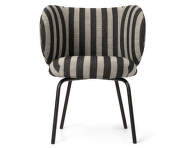 Rico Dining Chair, Louisiana sand / black