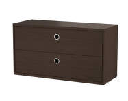 String Chest with Drawers 78 x 30, dark oak