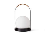 Carrie Portable Lamp Leather Handle, black