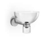 Nocturne Bowl Wall Lamp, silver