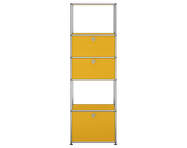 USM Haller Shelving Unit M52, golden yellow