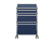 USM Haller M63 Mobile Pedestal, steel blue