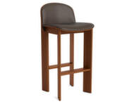 Chisel 35 Bar Stool H75, walnut / Grano chocolate