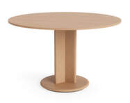 Chisel 29 Table Round Ø120, lacquered oak