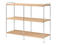 Alima Shelving NDS5, chrome / oak