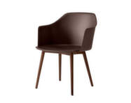 Rely Armchair HW76, walnut / burnt umber