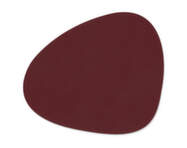 Table Mat Curve Nupo M, burgundy