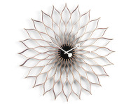 Sunflower Clock, birch