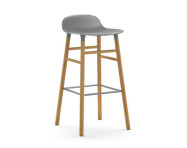 Form Bar Chair 75 cm Oak, grey