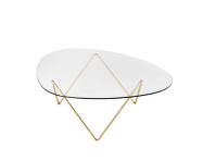 Pedrera Coffee Table, brass