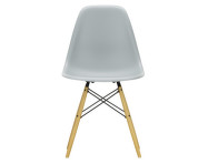 Eames Plastic Side Chair DSW, light grey