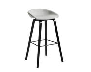 AAS 33 Bar Stool High Black Oak Veneer, Divina Melange 120