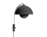 Flowerpot VP8 Wall Lamp, matt black