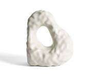 W&S Boulder Bookend, ivory