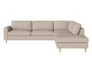 Scandinavia 5-seater Corner Sofa w. Open End, Baize