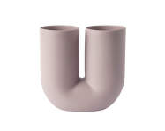 Kink Vase H26, dusty lilac