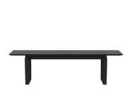 Nord Bench 160 cm, black stained oak
