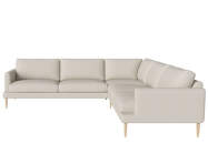 Veneda 6-seater Sofa, white oak / Ascot beige
