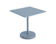 Linear Steel Café Table 70x70, pale blue