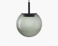 Orbis 300 PC1290 Pendant Lamp, smoke grey / black matte