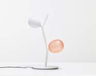 Ivy Table PC1131 Lamp, triplex opal & light pink / white