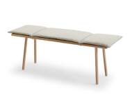 Georg Bench, linen / oak