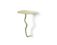 Curvature Wall Table, brass