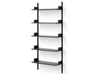 Wall Shelf 1900, black ash/black