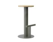 Pole Barstool 75, pine / grey