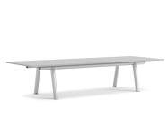 Boa Table 350x128x75 cm, metallic grey / grey linoleum
