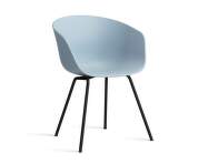 AAC 26 Chair Black Powder Coated Steel, slate blue