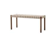 Betty TK4 Bench, smoked oak / natural webbing