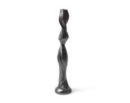 Gale Candle Holder Large, blackened aluminium