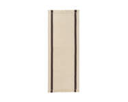 Calm Kelim Runner 80x200, off-white/coffee