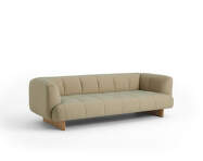 Quilton Lift 3-seater Sofa, water based lacquered oak/Steelcut Quartet 924