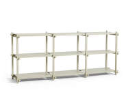 Woody Shelving System Low, smokey grey