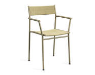 Vev Dining Chair with Armrest, grey beige