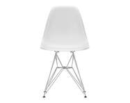 Eames Plastic Side Chair DSR, cotton white/chrome
